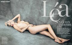 2. Полностью голая Леа Сейду на горячих фото из журналов