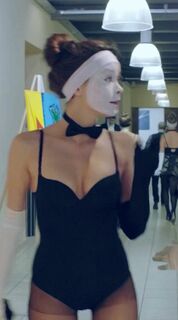 Александра Власова в нижнем белье из сериала «Снежная королева»